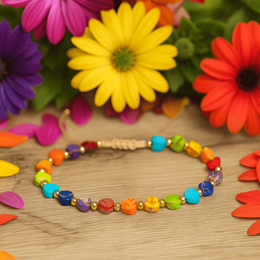 🎨 Bracelet Cœur Multicolore
