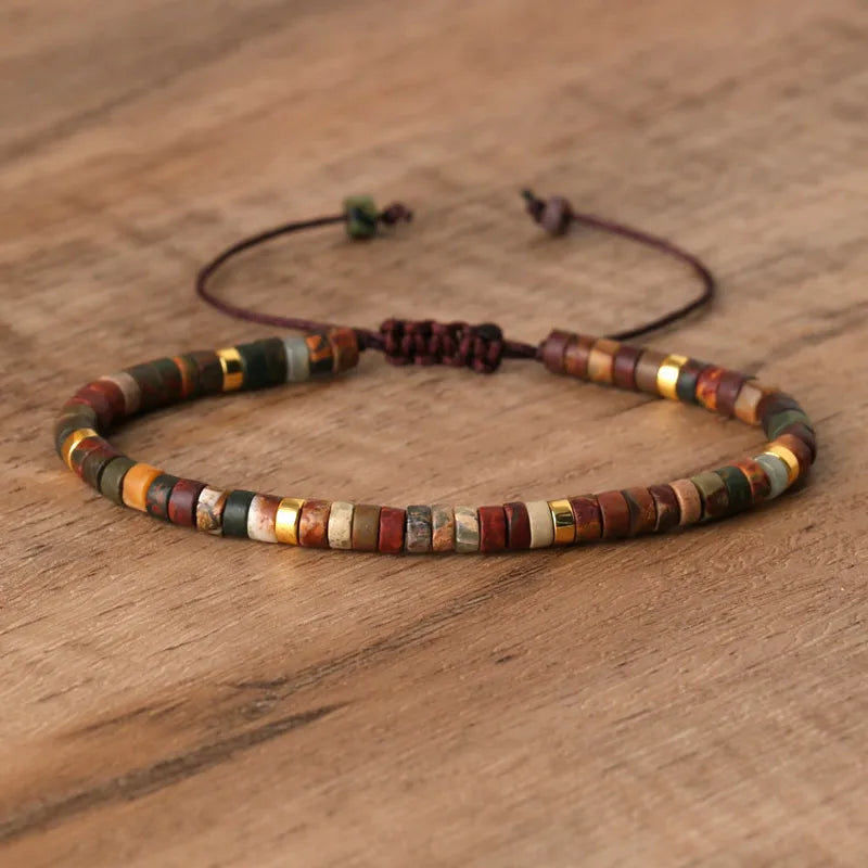 🌍 Éclats de Terre – Le Bracelet SHAHIBAR Naturellement Authentique 🌿