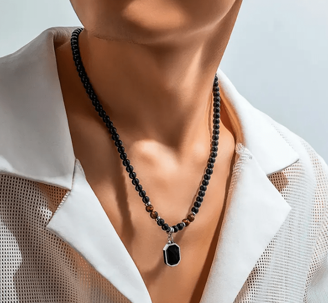 Collier Noctis – Collier Homme Minimaliste