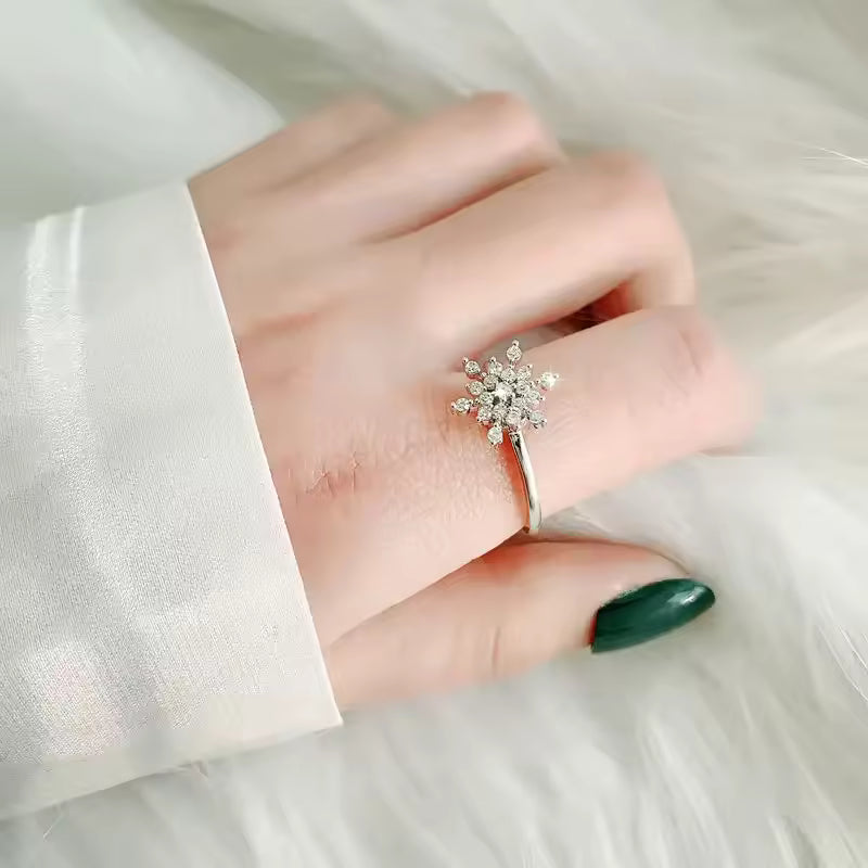 💎 Bague Flocon d’Or