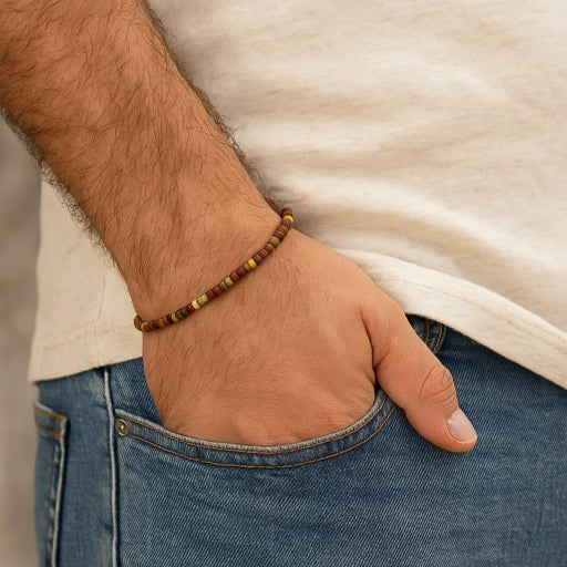 🌍 Éclats de Terre – Le Bracelet SHAHIBAR Naturellement Authentique 🌿