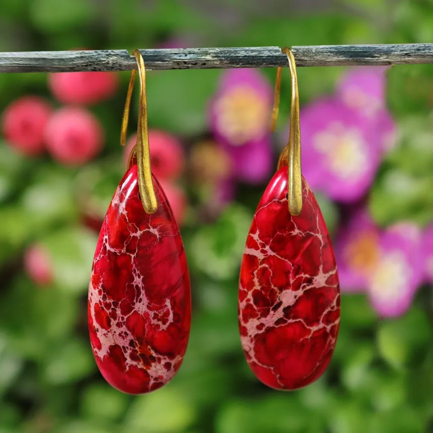 Boucles d’Oreilles SHAHIBAR - Élégance Émeraude