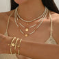 Set de Bijoux Bohème d'Été perles blanches