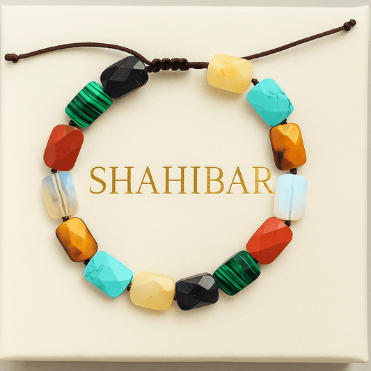 Bracelet Multicolore en Pierres Naturelles – Unisexe
