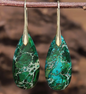 Boucles d’Oreilles SHAHIBAR - Élégance Émeraude