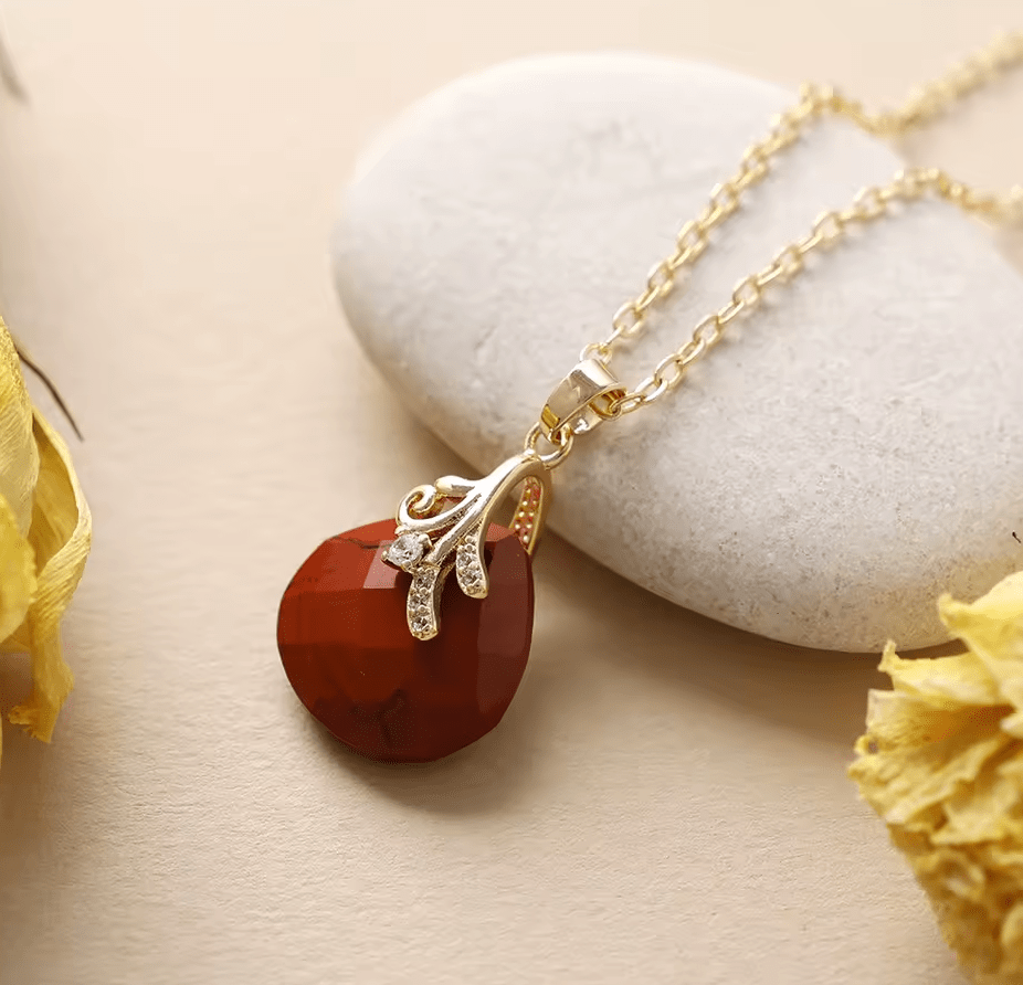 Collier Minimaliste Bohème – Amazonite et Crochet en Zircon