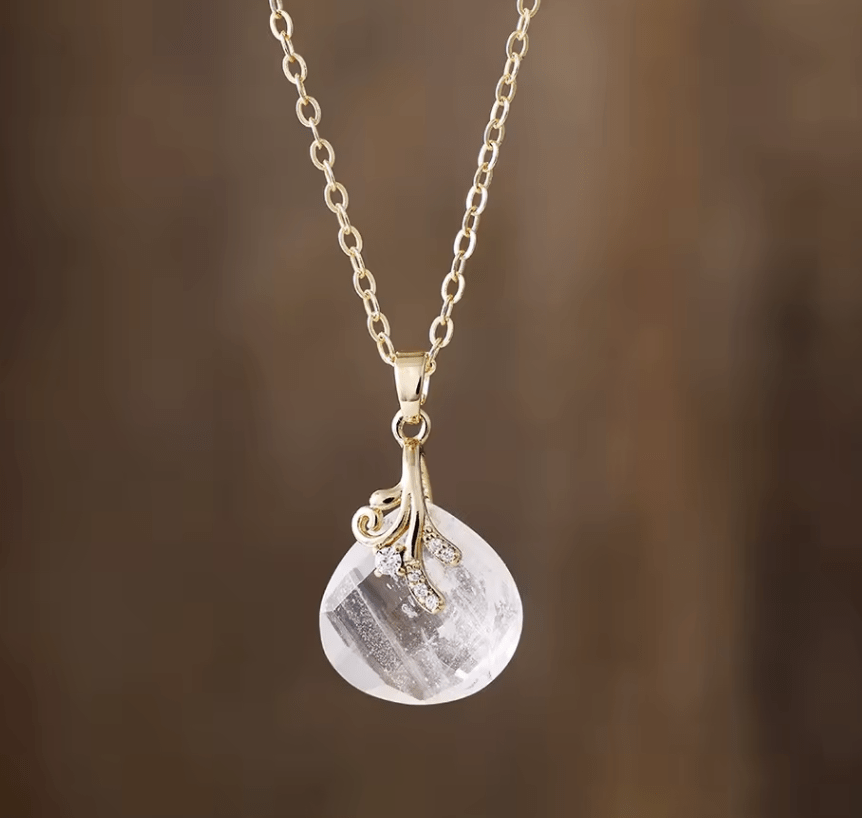 Collier Minimaliste Bohème – Amazonite et Crochet en Zircon