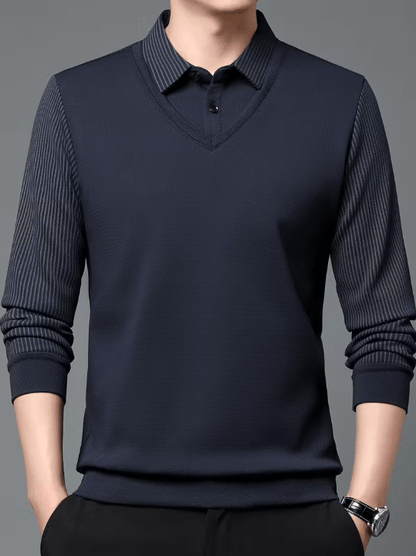 Chemise Décontractée & Business à Rayures – Tissu Doux & Respirant
