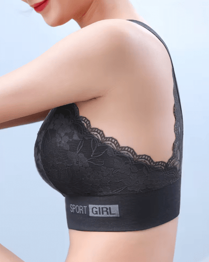 🖤 Brassière Dentelle Sport Chic –Style & Séduction 💋