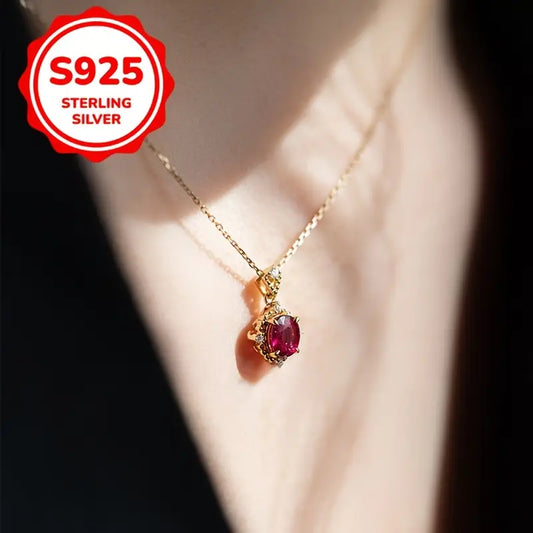 ✨ Collier Exquis en Argent Plaqué Or 24K