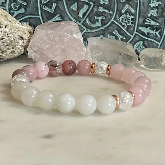 Bracelet Rosa en QUARTZ ROSE