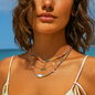 Collier Soleil & Cœurs d’Or