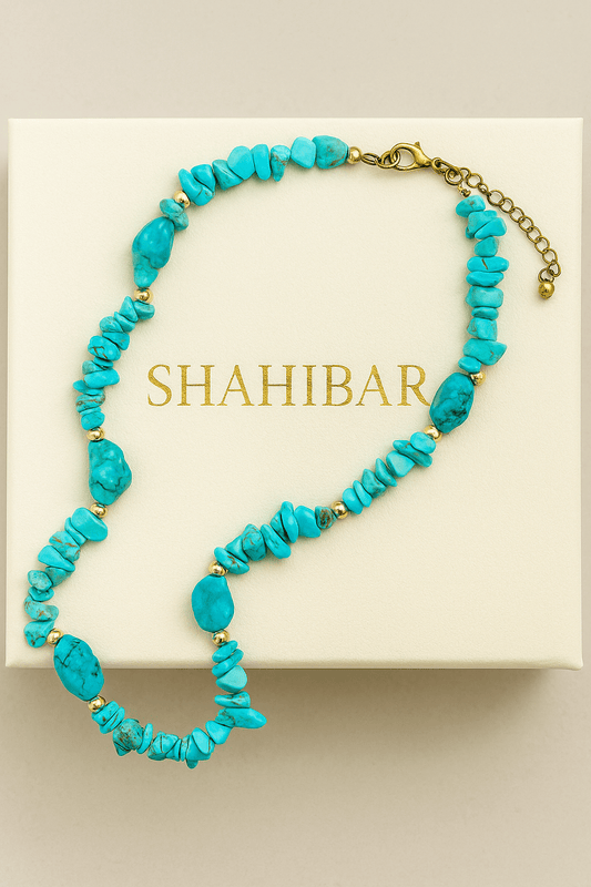 Collier Océan d’Azur  en Turquois